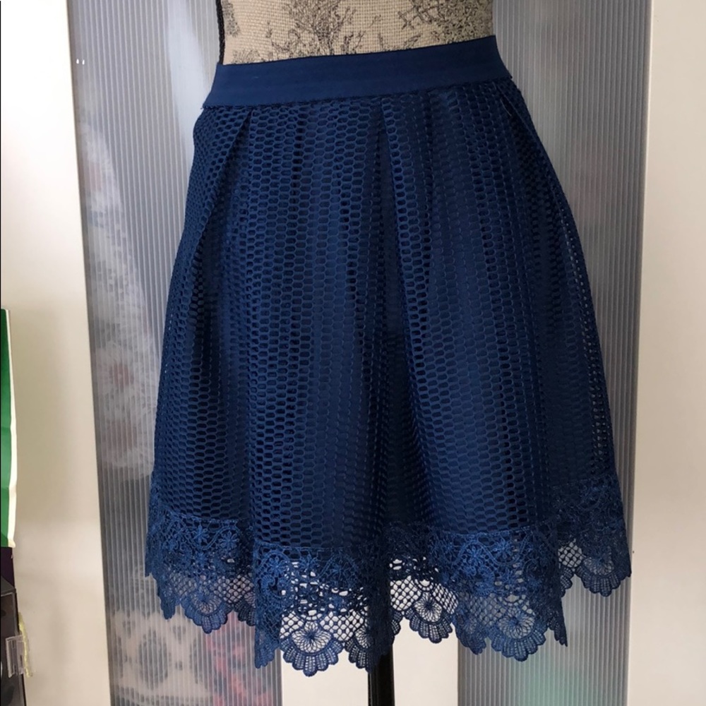 Navy skirt